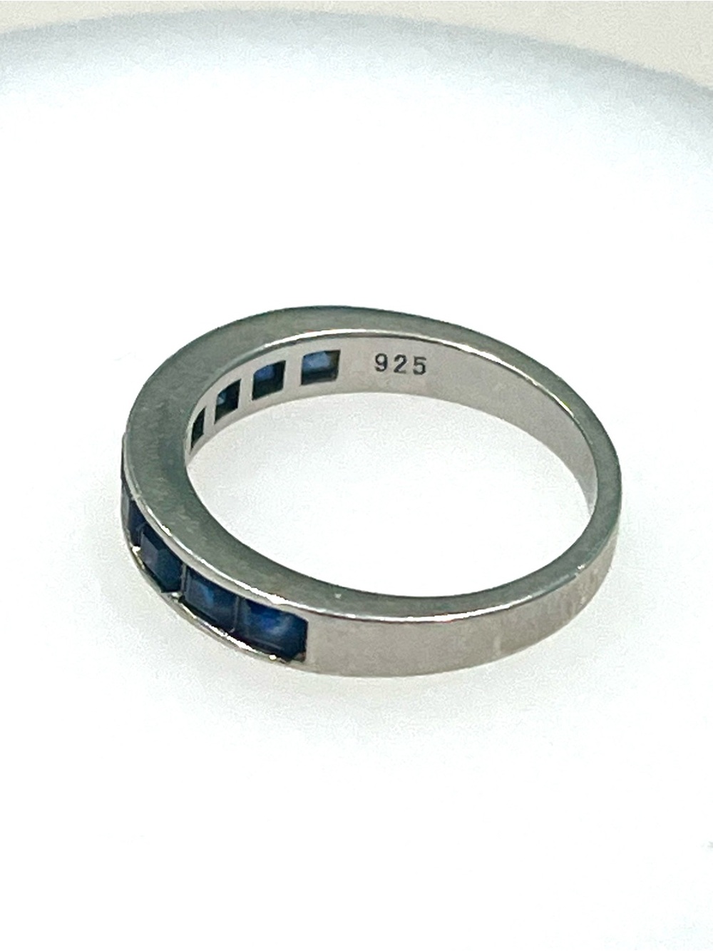 Genuine Sapphire 14KGP Ring - Picture 3 of 4